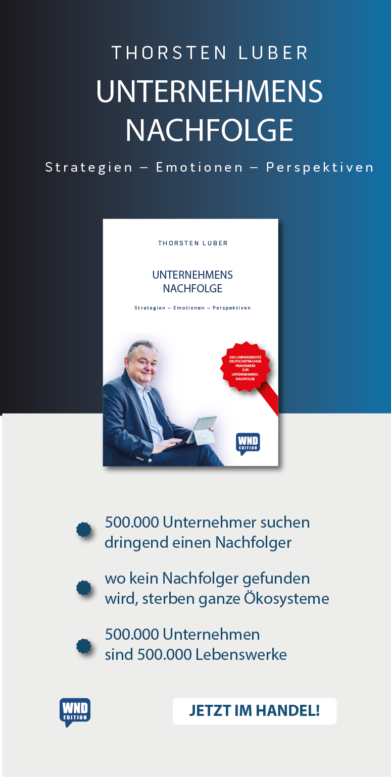 Buch Unternehmensnachfolge Thorsten Luber