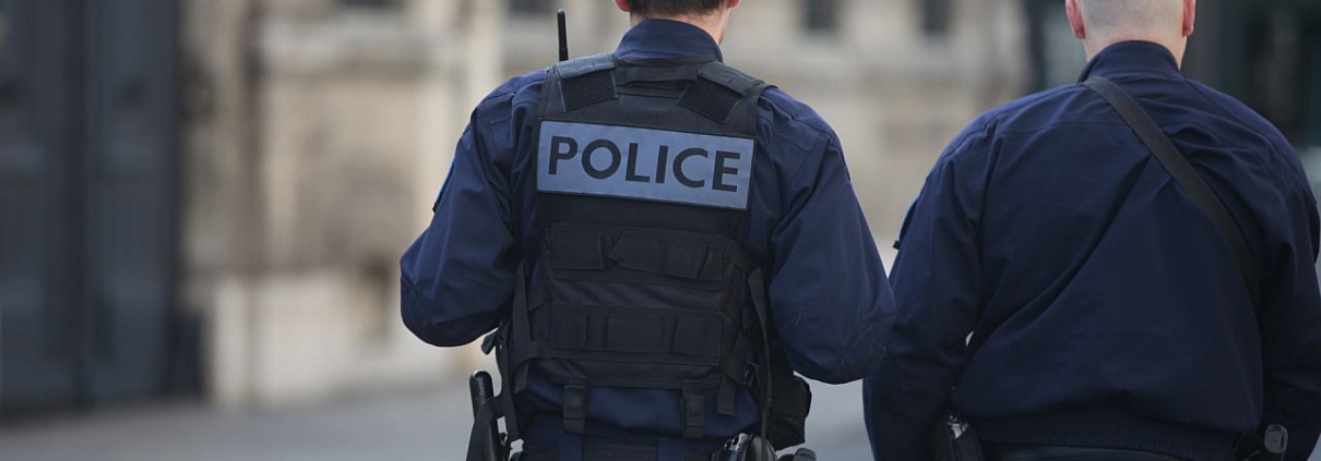 Französische Polizisten (Archiv)