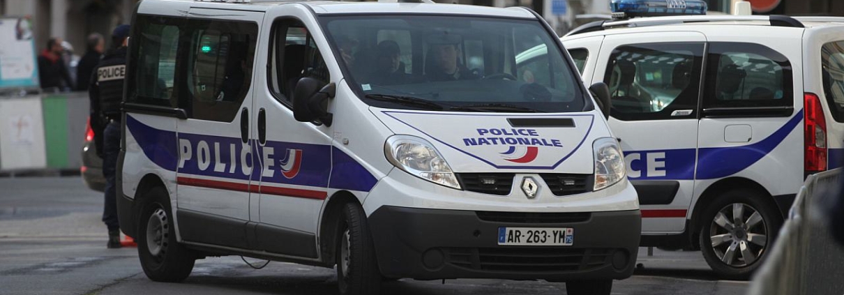 Französisches Polizeiauto (Archiv)