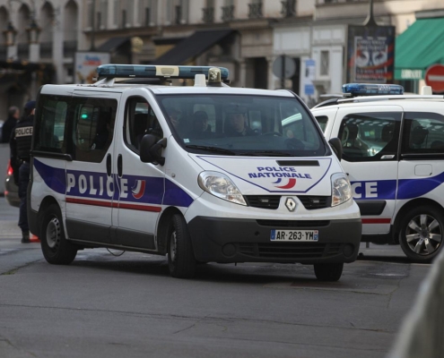 Französisches Polizeiauto (Archiv)