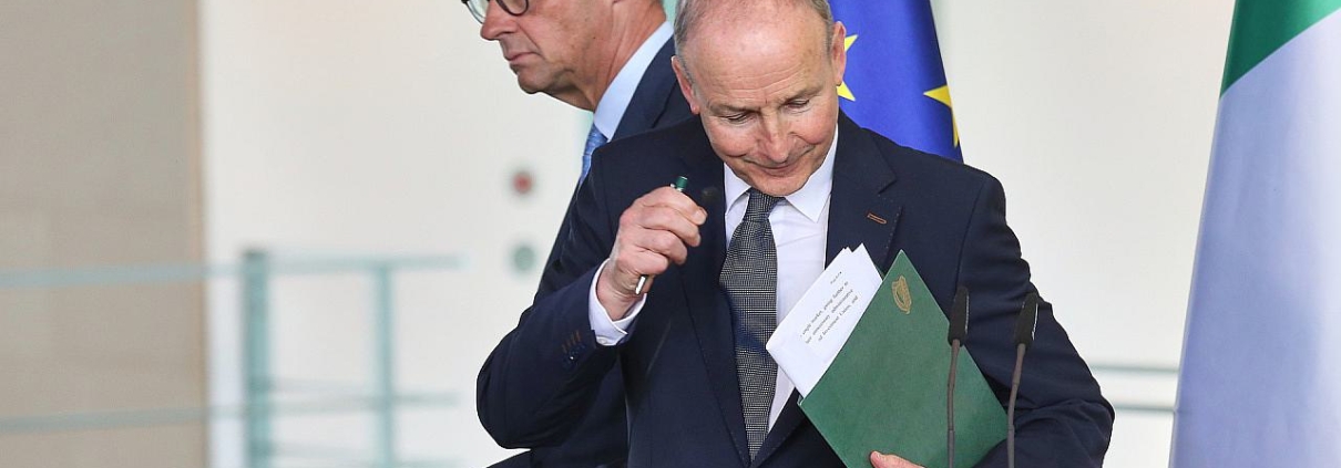 Friedrich Merz und Micheál Martin (Archiv)