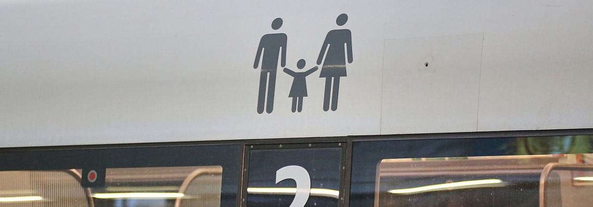 Familienabteil bei der Deutschen Bahn (Archiv)