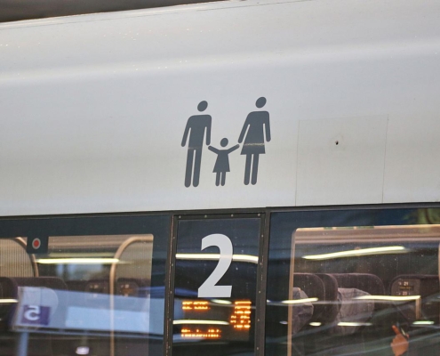 Familienabteil bei der Deutschen Bahn (Archiv)