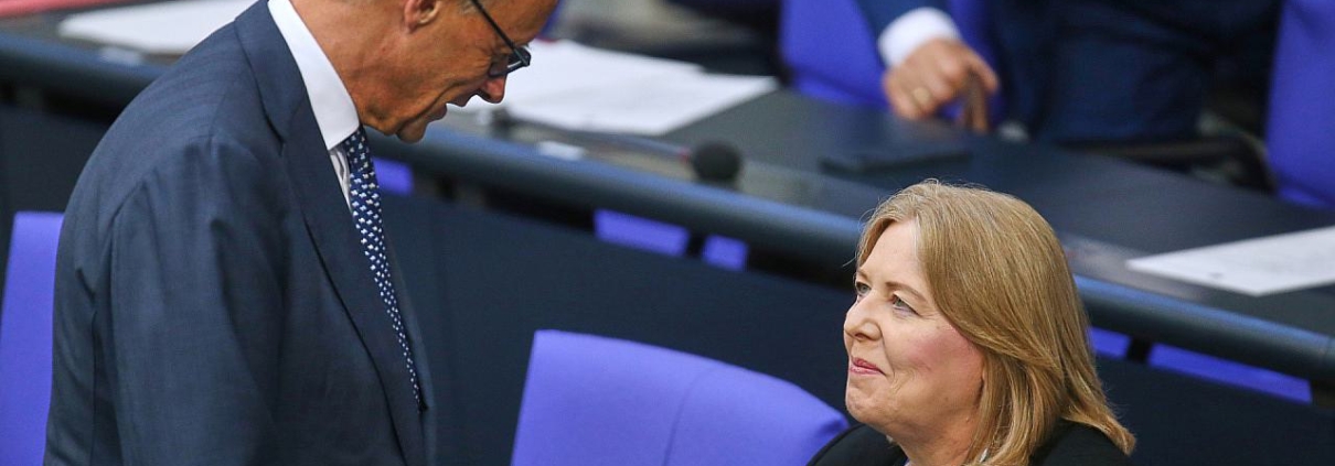 Friedrich Merz und Bärbel Bas (Archiv)