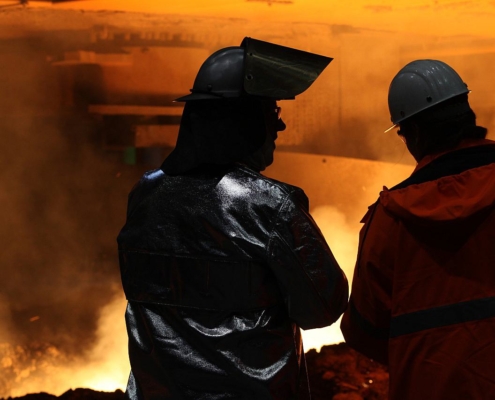 Stahlproduktion (Archiv)