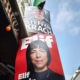 Wahlplakate mit Steffen Krach, SPD, und Elif Eralp, Linke (Archiv)