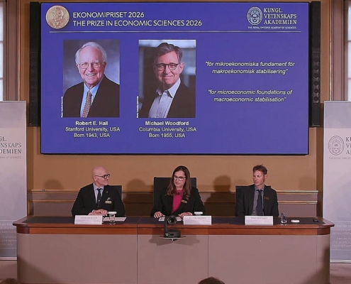 Bekanntgabe Wirtschaftsnobelpreis am 12.10.2026 (Archiv)