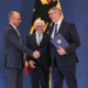 Friedrich Merz, Frank-Walter Steinmeier und Alexander Schweitzer am 13.10.2026