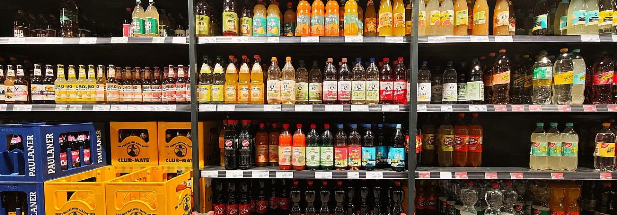 Limonaden im Supermarkt am 14.10.2026