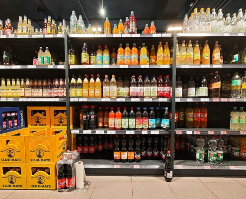 Limonaden im Supermarkt am 14.10.2026