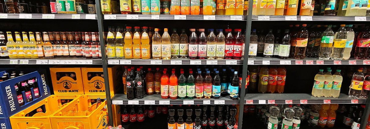 Limonaden im Supermarkt am 14.10.2026