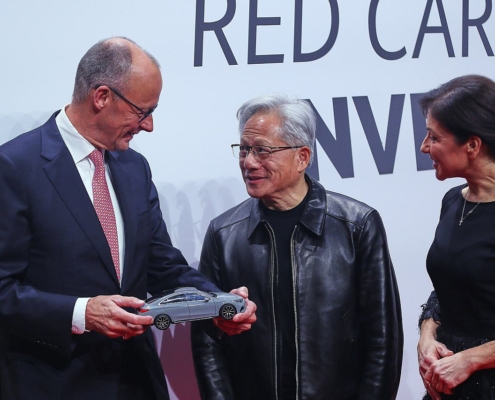 Friedrich Merz, Jen-Hsun Huang, Katherina Reiche