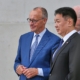 Friedrich Merz und Ukhnaa Khurelsukh am 21.10.2026