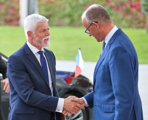 Petr Pavel und Friedrich Merz am 21.10.2026
