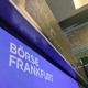 Anzeigetafel in der Frankfurter Börse