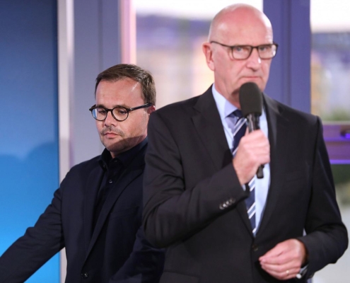 Jan Redmann und Dietmar Woidke (Archiv)