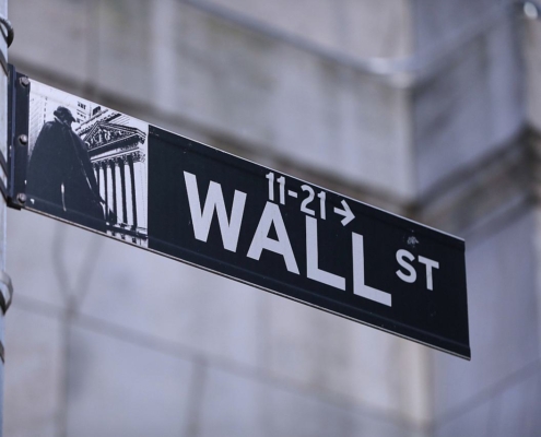Straßenschild der Wall Street (Archiv)