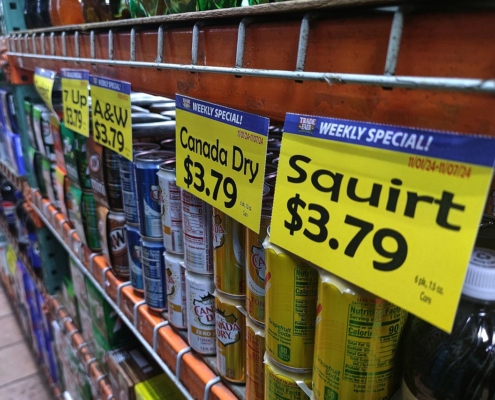 Preise in einem US-Supermarkt (Archiv)