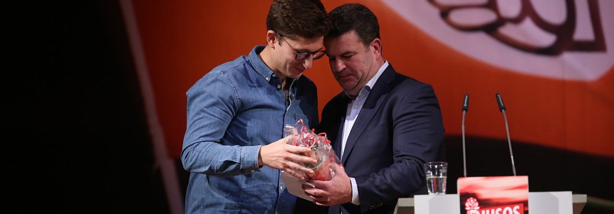 Philipp Türmer und Hubertus Heil (Archiv)