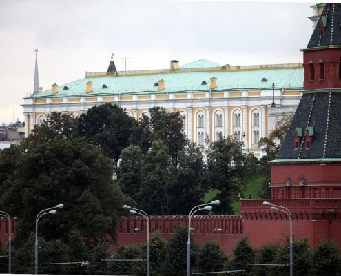 Mauer des Kreml in Moskau (Archiv)