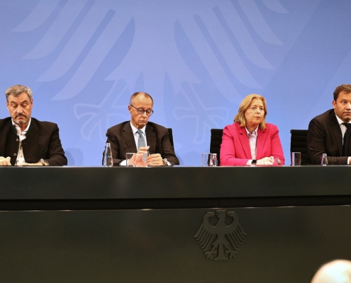Söder, Merz, Bas und Klingbeil (Archiv)