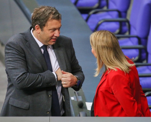 Lars Klingbeil und Verena Hubertz (Archiv)